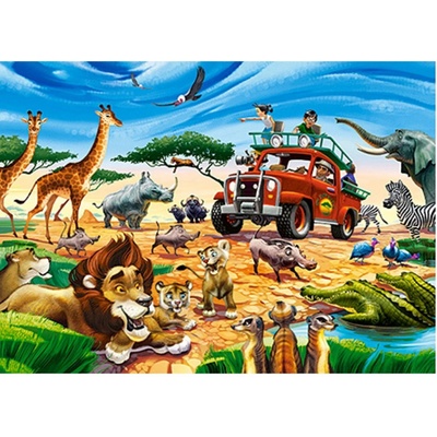 Castorland Dobrodružství na safari 180 dielov