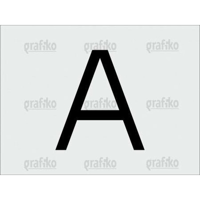 Grafiko | reflexní cedule "A" - Materiál Magnetická fólie, Rozměr 400x300mm