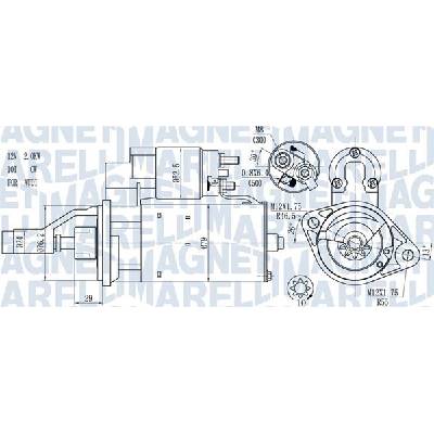 Štartér MAGNETI MARELLI 063721114010