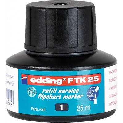 Edding FTK25 inkoust pro flipchart černý