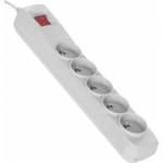 Activejet anti-surge power strip 5 sockets 1.5 m white
