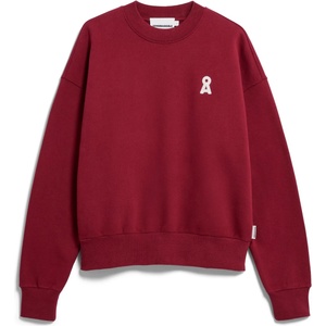 ARMEDANGELS Дамски пуловер ARMEDANGELS Women's Iconic Å Alizaa Sweat Jumper - Velvet Red - размер XS (117-3690-0711)