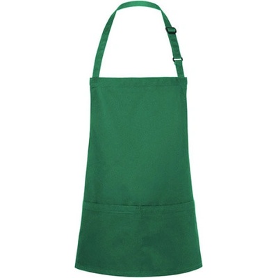 Karlowsky Krátka gastro zástera KY123 Forest-Green 75 x 60 cm