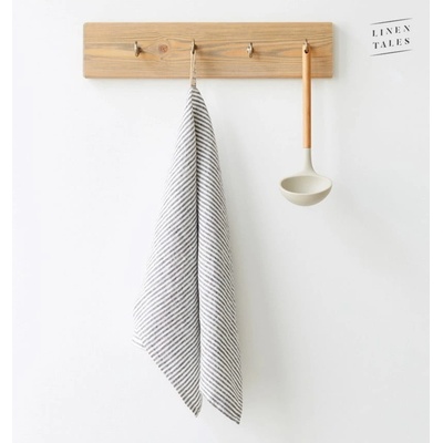 Linen Tales Thin Black Stripes 45x65 cm