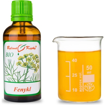 Bylinné kapky FENYKL OBECNÝ BIO kapky tinktura 50 ml