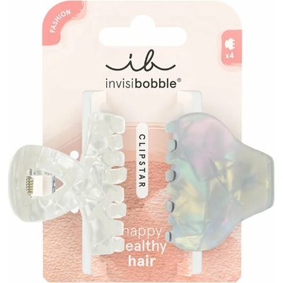 Invisibobble Clipstar Pearly Frost 2 ks, Pearly Frost