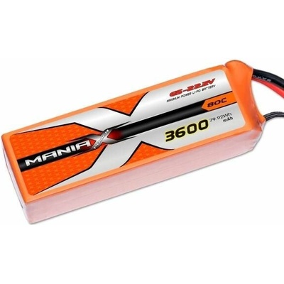 ManiaX Lipol 22.2V 3600mAh 80C