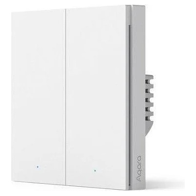 Смарт Ключ Aqara Smart Wall Switch H1 EU (No Neutral, Double Rocker) (aq0022)