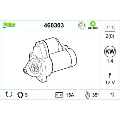 Startér VALEO 460303