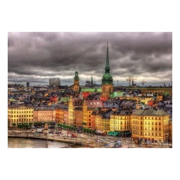 Educa Pohled na Stockholm Švédsko 1000 dílků