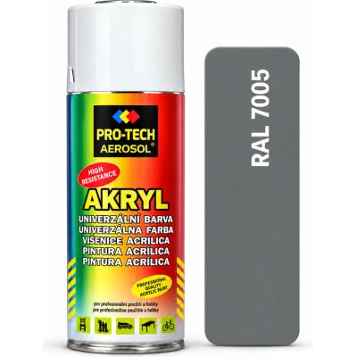 PRO-TECH akrylová farba v spreji 400 ml sivá myšacia