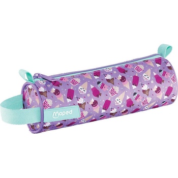 Maped Овален несесер Maped - Сладолед, 1 цип и дръжка (932905)