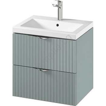 Cersanit S801-544 -Стенен шкаф за баня с мивка TIRSO 60x45 см в цвят мента (CS0208)