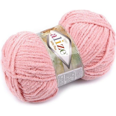 Pletací příze Alize Softy Plus 100 g - 8 (13) žlutá světlá