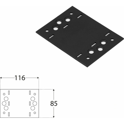 Domax SD spojka na stavbu pergol a hojdačiek SDLPA 2 - 116 x 85 x 2.5 mm 6 ks