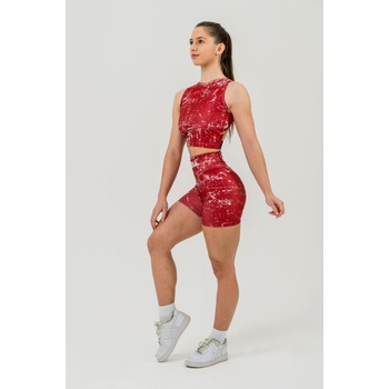 Nebbia legínové šortky s vysokým pásom Hammies 615 red