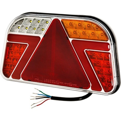 Pravé zadné svetlo TL LED 5-fun triangl 12V 24V