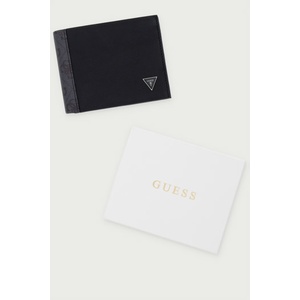 GUESS портфейл RFID мъжки от кожа SYDNEY (SMSYCP.LEA20)