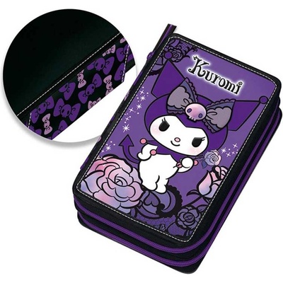 UWEAR Несесер със съдържание Kuromi Purple Laces