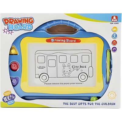 Teddies Magnetická tabulka kreslící plast asst 2 barvy v krabici 31x24x2cm – Zboží Dáma