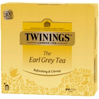 Twinings Čierny čaj Earl Grey s vôňou bergamotu 200 g 100 vrecúšok