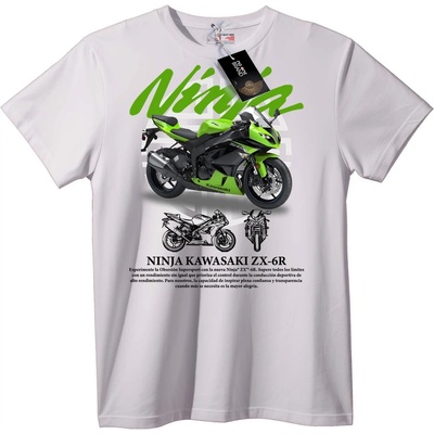 NOONEBRAND Тениска Ninja Kawasaki ZX-6R - S, Black