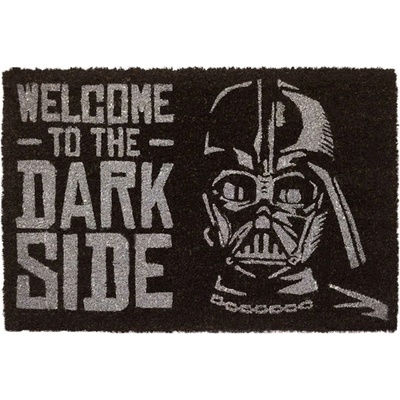 CurePink Star Wars Hvězdné války Welcome To The Dark Side 60 x 40 cm černá FGE0004