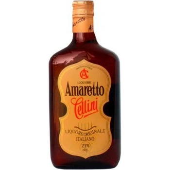 Amaretto Cellini 21% 0,7 l (čistá fľaša)