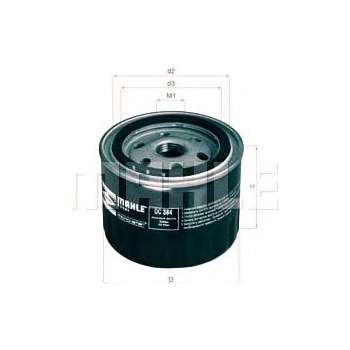 MAHLE OLEJOVÝ FILTER DACIA LADA