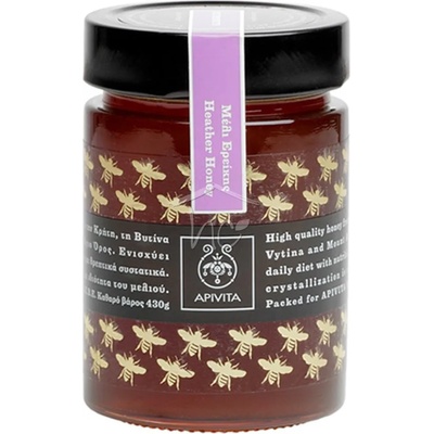 APIVITA АПИВИТА НАТУРАЛЕН ПЧЕЛЕН МЕД ОТ ХМЕЛ 430 ГР/ apivita heather honey 430 gr