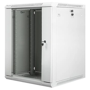 Lanberg rack cabinet 19 wall-mount 15U / 600x600 for self-assembly (flat pack), grey (WF01-6615-10S)