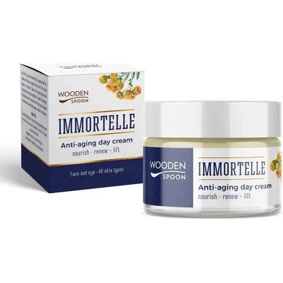 Wooden Spoon Натурален дневен крем за лице Immortelle (9898)