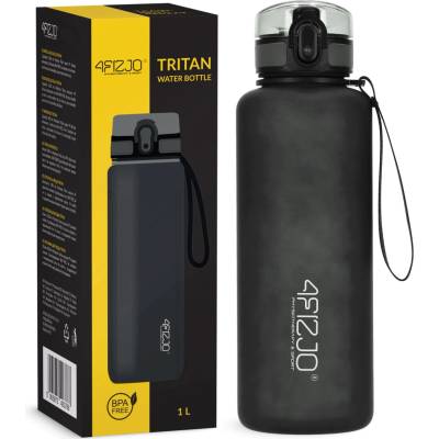 4FIZJO športová fľaša na vodu čierna 1000 ml