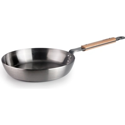 ibili Стоманен тиган IBILI KarbonSteel с дървена дръжка - Ø28 x h5.3 см (IBILI 409628)