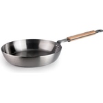 ibili Стоманен тиган IBILI KarbonSteel с дървена дръжка - Ø28 x h5.3 см (IBILI 409628)