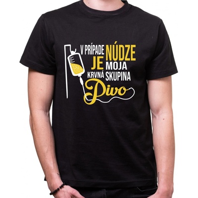 Fajntričko tričko Krvná skupina Pivo čierna