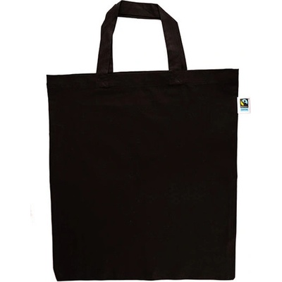 Printwear Bavlnená taška s krátkymi ušami XT500N Black