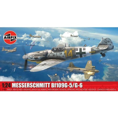 AIRFIX Classic Kit letadlo A17003 Messerschmitt Bf109G 5/G 6 1:24