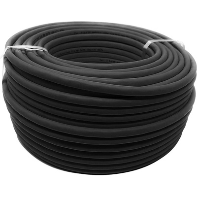 TECHLY ITP7-UTP-0100LO Кабел за усукана двойка Cat5e UTP 100м CCA черен за външна употреба (ITP7-UTP-0100LO)