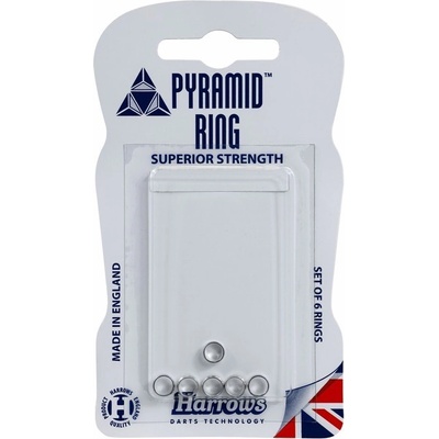 Kroužky Harrows Pyramid Rings stříbrné