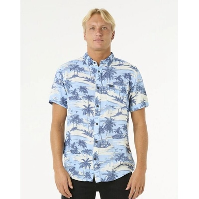 Rip Curl košela Dreamer Barrel Killa krátky rukáv sky blue (79)
