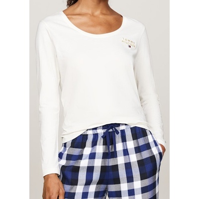 Tommy Hilfiger Dámské tričko UW0UW05571 YBI Smetanová