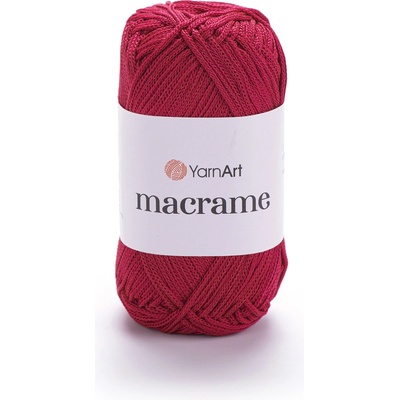 Yarn Art příze Macrame_M143 matná červená