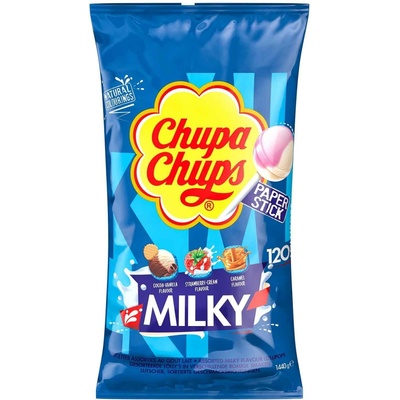 Chupa Chups Milky mléčná lízátka 120ks 1440 g