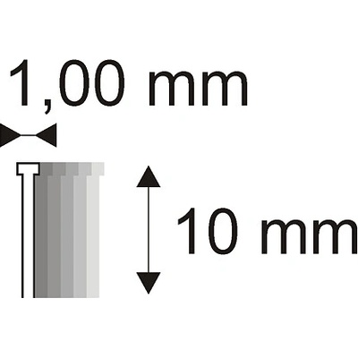 Truhlářské Brady Narex 12/10 (18G) - 1 x 10 mm - 5.000 ks