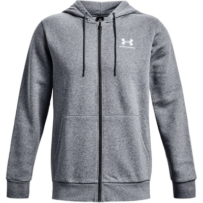 Under Armour ESSENTIAL fleece FZ HOOD 1373881-012 šedá