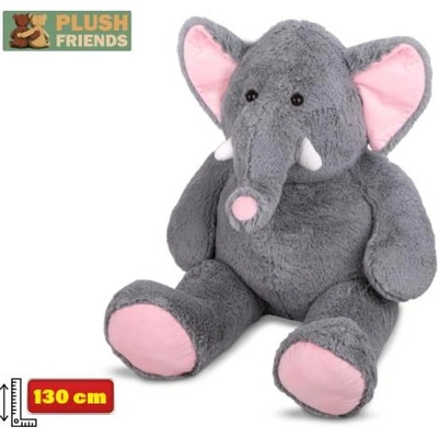 Mikro Plush Friends слон 130см плюшен сив 0м+