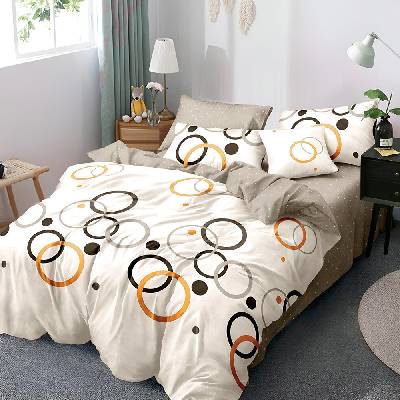 EmonaMall Двулицево спално бельо EmonaMall, 6 части - Модел S19058 (S19058-33333d)