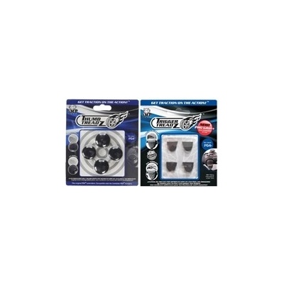 iMP Tech: Trigger Treadz - Trigger Grips (4 ks) + Trigger Treadz - Thumb Grips (4 ks) - černé PS4