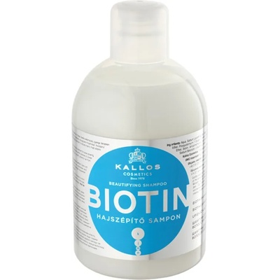Kallos Biotin шампоан за тънка, слаба и късаща се коса 1000ml